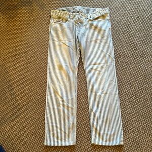 Diesel striped jeans